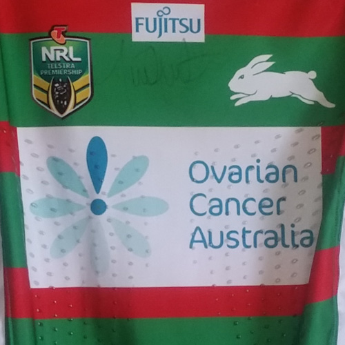 South Sydney Rabbitohs 2015 OCA jersey – Tim Grant signed