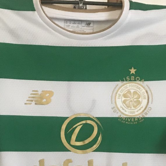Celtic FC Bitton Match Worn shirt vs Astana Champions League