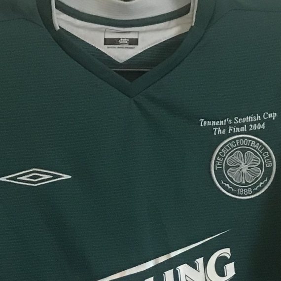 Celtic FC 2004 Scottish Cup Final Mjallby shirt