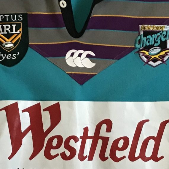 Gold Coast Chargers 1997 Sponsor Jersey