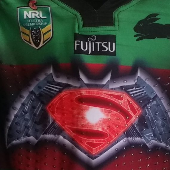 South Sydney Rabbitohs 2016 Superman vs Batman jersey Cody Walker