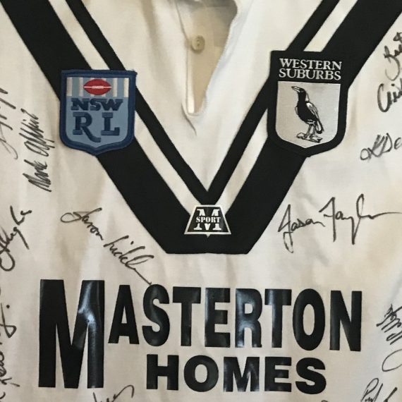 Western Suburbs Magpies 1992 Jersey