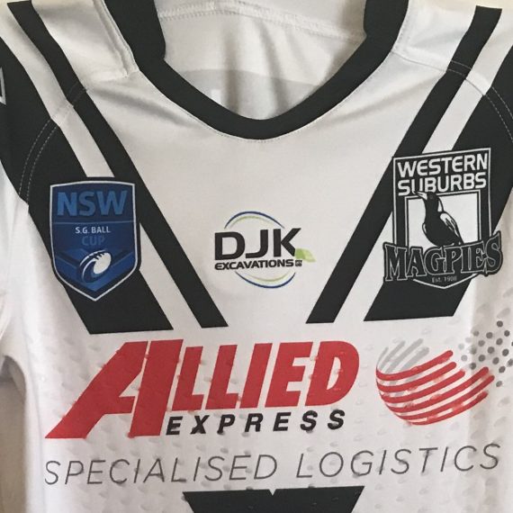 Western Suburbs Magpies 2017 SG Ball jersey